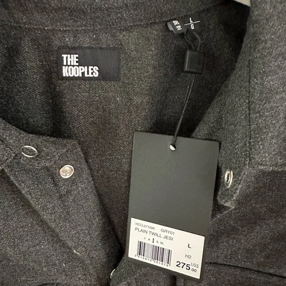 The Kooples Gray Dress Shirt - Picture 5 of 8